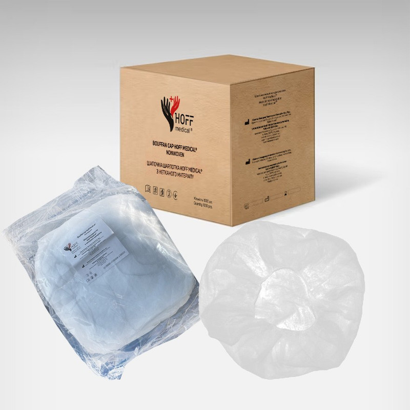 Шапочка медична одноразова Hoff Medical®